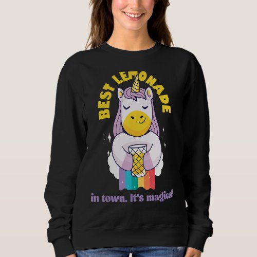 Best Lemonade Stand Magical Entrepreneur Kids  Uni Sweatshirt