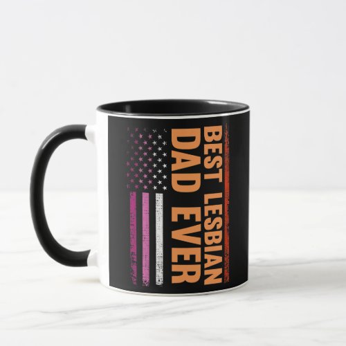 Best lesbian dad ever LGBT Lesbian gay pride  Mug