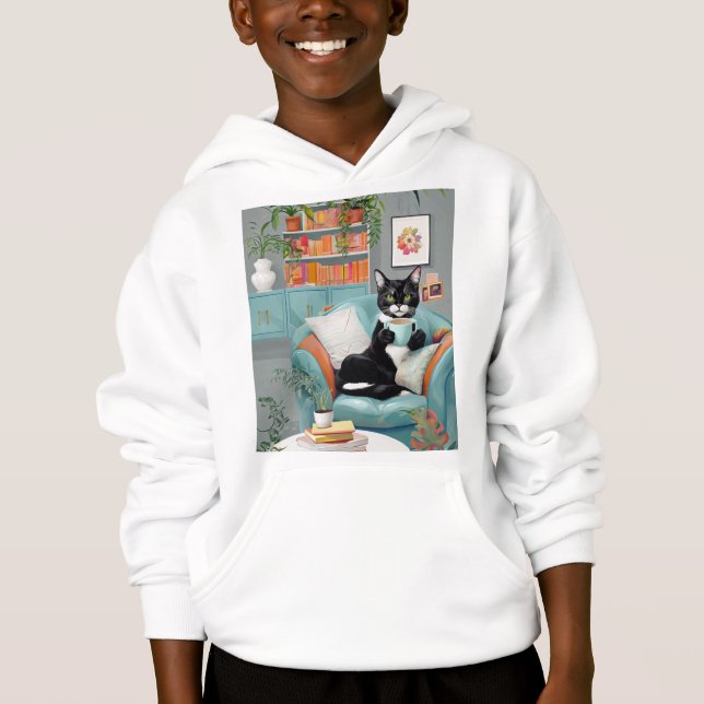 Best Life Cat  Hoodie (Front)