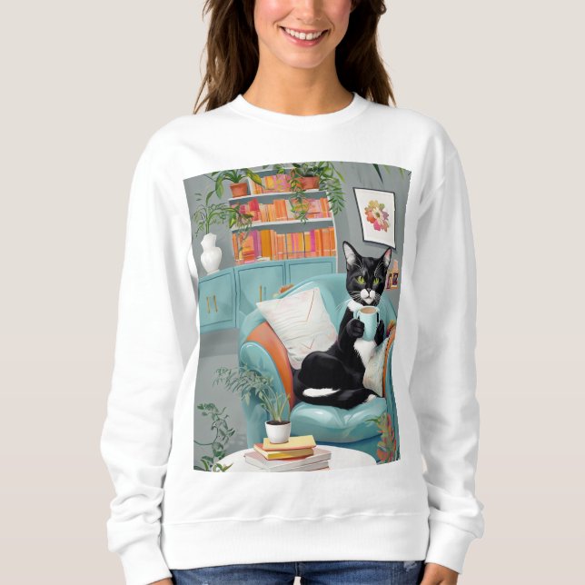 Best Life Cat  Sweatshirt (Front)