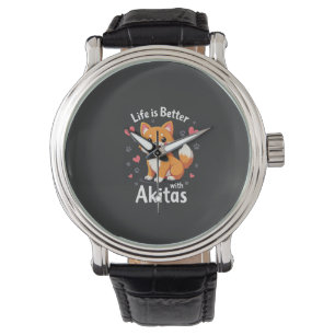 Best life with Akita Tank Top Watch