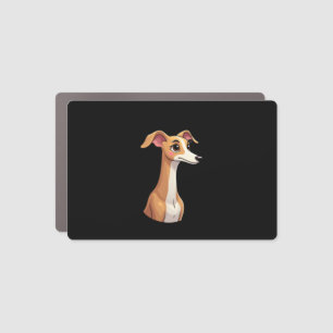 Best life with Arabian Greyhound Long Sleeve T-Shi Car Magnet