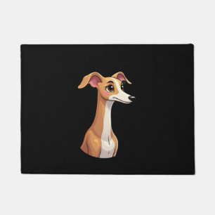 Best life with Arabian Greyhound Long Sleeve T-Shi Doormat