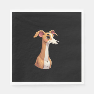 Best life with Arabian Greyhound Long Sleeve T-Shi Napkins