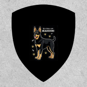 Best life with Beauce Sheepdog Tank Top Patch