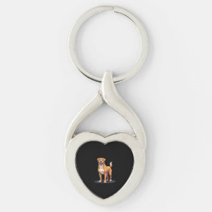 Best life with Dogo Canario Long Sleeve T-Shirt Keychain