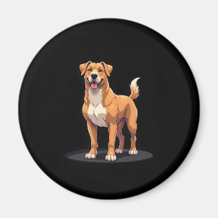 Best life with Dogo Canario Long Sleeve T-Shirt Magnet