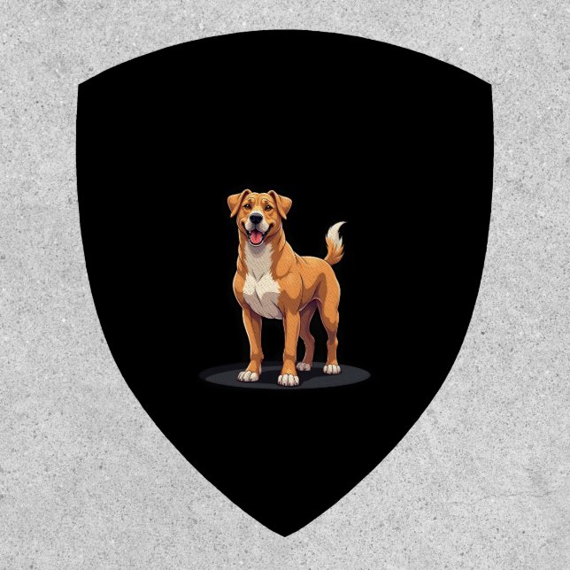 Best life with Dogo Canario Long Sleeve T-Shirt Patch (Front)