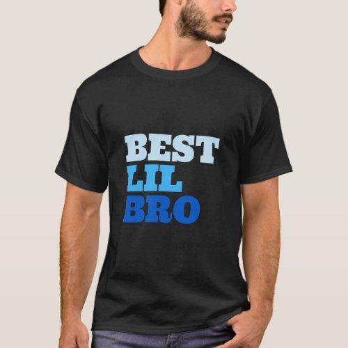 Best Lil Bro Little Sibling Brother Family Love  T_Shirt
