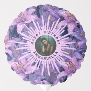Best Lilies Petal Girl’S Birthday Balloon