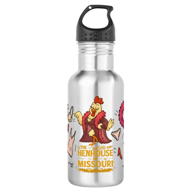 Best Little Henhouse | Andert Collection Stainless Steel Water Bottle (Front)