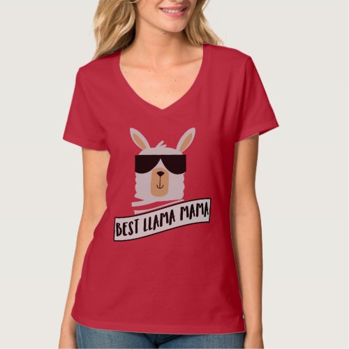 Best Llama Mama Mom Mothers Day Gifts  T_Shirt