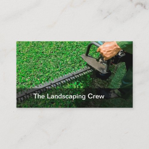 Best Local Landscaping Service  Business Card