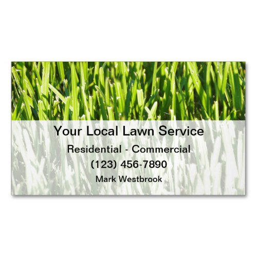 Best Local Lawn Service Business Cards