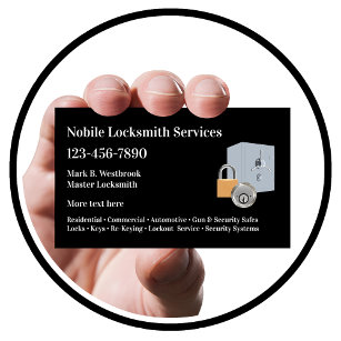 Best Local Locksmith Business Cards