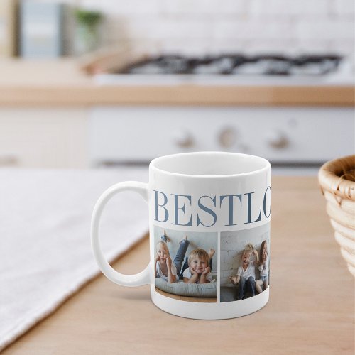 Best Lolo Ever 4 Photo Collage Grandpa Coffee Mug