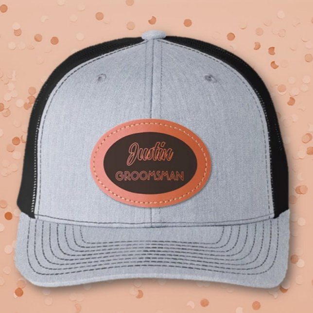Best Look! Groomsman's wedding party custom hat (Creator Uploaded)