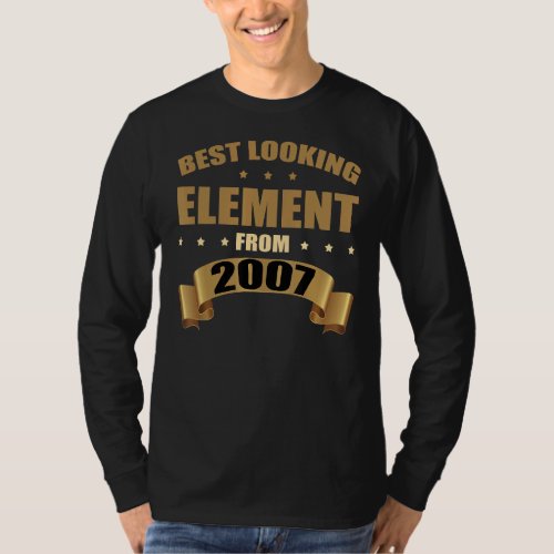 Best Looking Element from 2007 Birthday T_Shirt