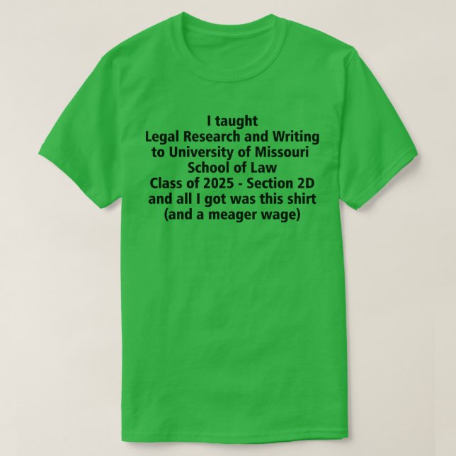 Best LRW Professor T-Shirt (Design Front)