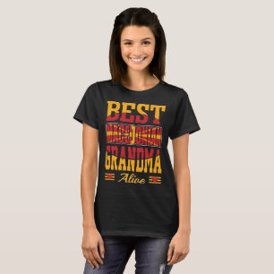 Best Macedonian Grandma Alive Gift T-Shirt