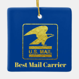 Best Mailman Christmas Ornament