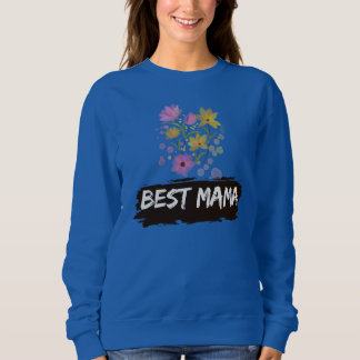 Best Mama Watercolour Flowers sweatshirt