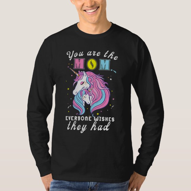 Best Mamacorn Ever Unicorn Costume Mom Mother's T-Shirt (Front)