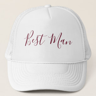 Best Man Awesome Trucker Hat