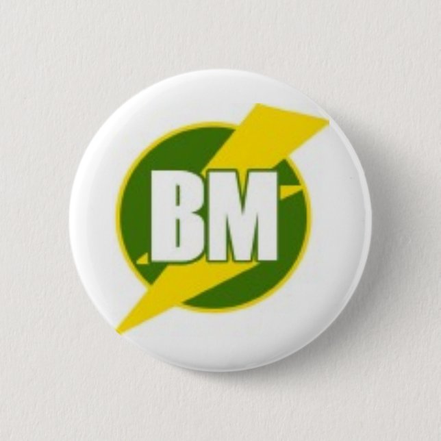 Best Man B/M Pinback Button (Front)