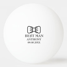 Best Man Bachelor Party Black Modern Wedding