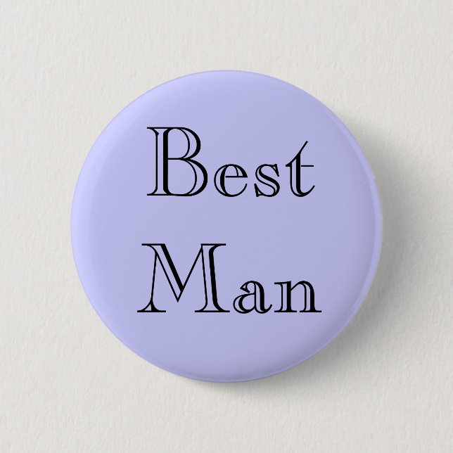 Best Man Button (Front)