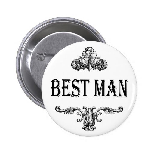 best man button customizable with own color | Zazzle