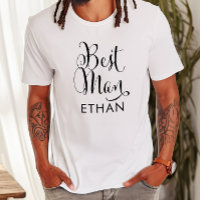 Best Man Calligraphy Wedding Name