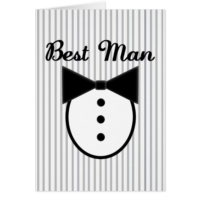 Best Man Cards (Front)