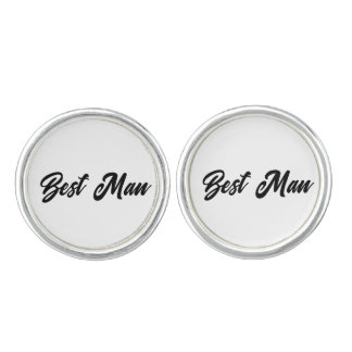 Best Man Cufflinks , Best Man Themed Cufflinks