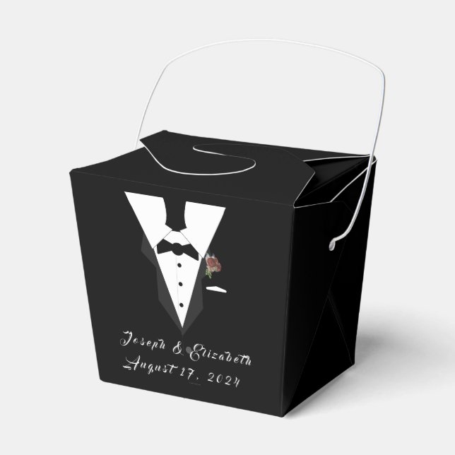 Best Man  Favor Boxes (Front Side)