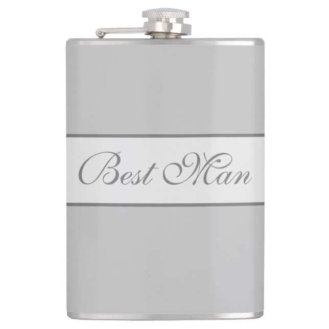 Best Man Flask (Front)