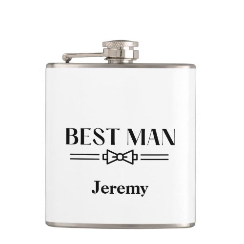 Best Man Flask