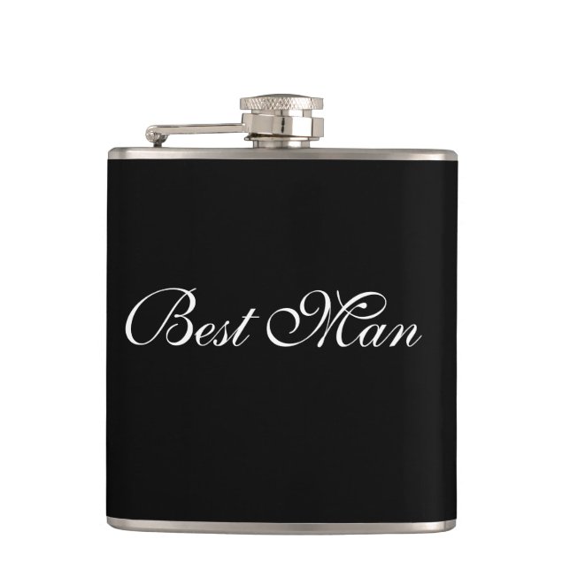 Best Man Flask (Front)