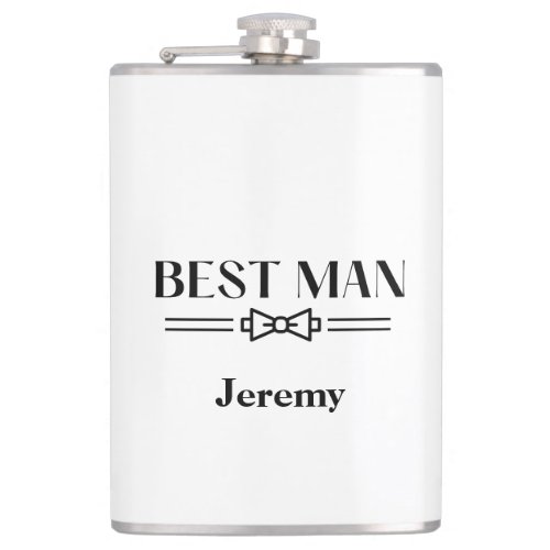 Best Man Flask
