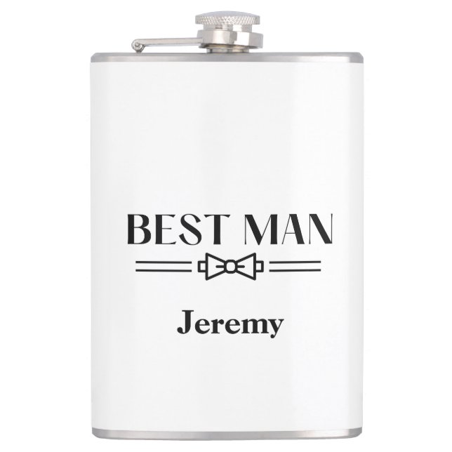 Best Man Flask (Front)