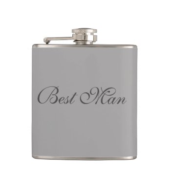 Best Man Flask by photographybydebbie at Zazzle