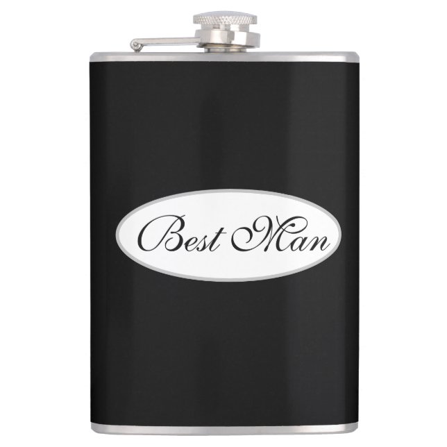 Best Man Flask (Front)