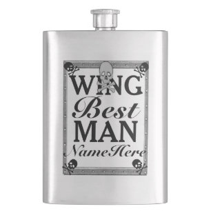 Best Man Gift Flask! From Groom! Add Name! Flask