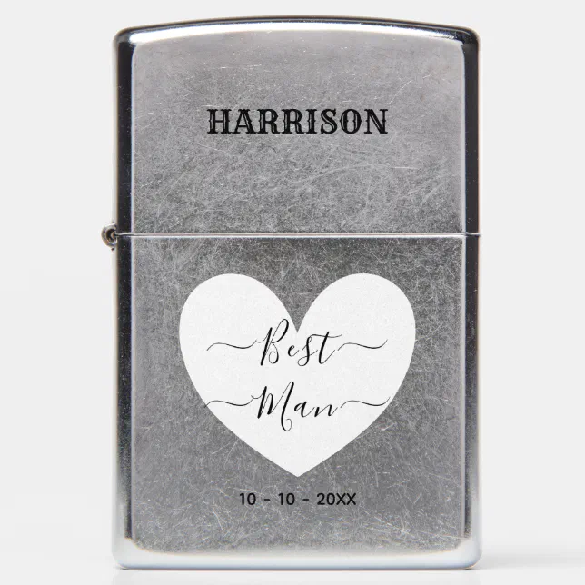 Genuine Zippo Lighter Personalized, Classic Brushed Chrome Zippo Engraved, Original  Zippo Guaranteed 