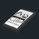 Best Man Gift - Wedding Night with Bride & Groom Trifold Wallet<br><div class="desc">The Best Man,  or Groomsman,  is in bed with the Bride and and Bridegroom after a wedding on their Wedding Night,  or Honeymoon. The Bridegroom has to remind him that his wedding duties finished at the wedding reception! Best man gift.</div>