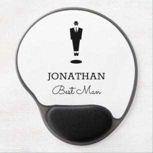 Best Man Gift Wedding Party Custom Personalized Gel Mouse Pad