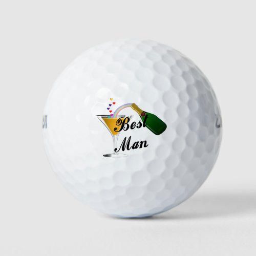 Best Man  Golf Balls