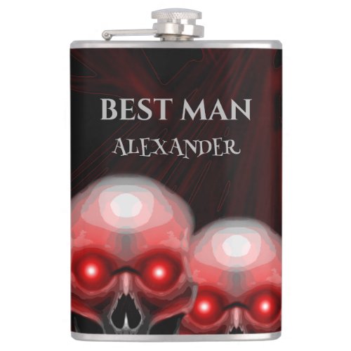 Best man groomsmen gift wedding favor flask