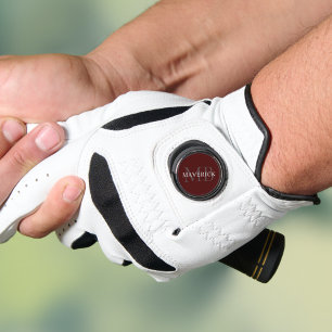 Best Man Groomsmen Gifts Monogram Father Initials Golf Glove